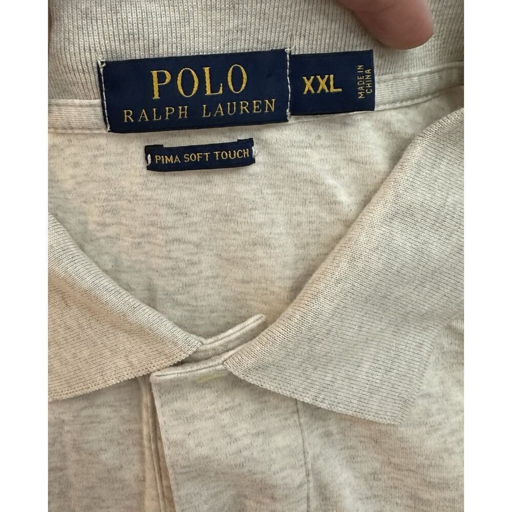 Ralph Lauren Classic Fit Polo Shirt XXL 2XL Soft Cotton Logo Preppy Casual - Picture 3 of 6
